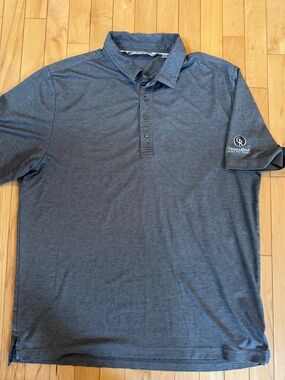 Travis Mathew Golf Polo Men’s XL Gainey Ranch Golf Club Scottsdale AZ. Gray EUC